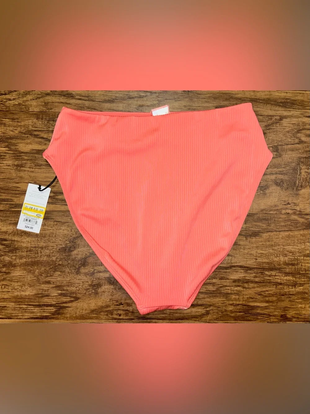 Shade & Shore High Waisted Bikini Bottom Size Medium NWT